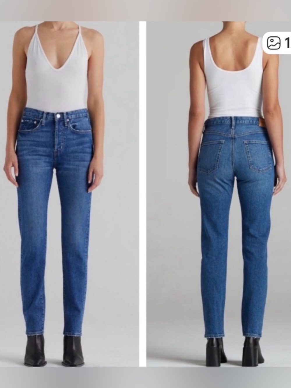 NWOT Edwin Hana High Rise Straight Leg Ankle Jeans 31